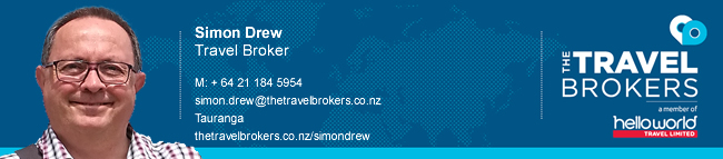 Travel Professional Simon Drew - Tauranga